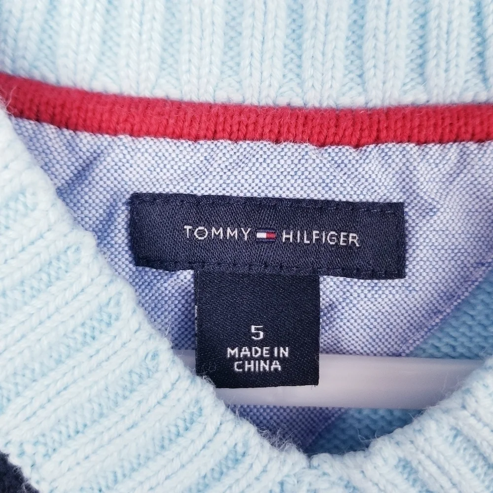 Tommy Hilfiger Argyle Sweater Vest, size 5